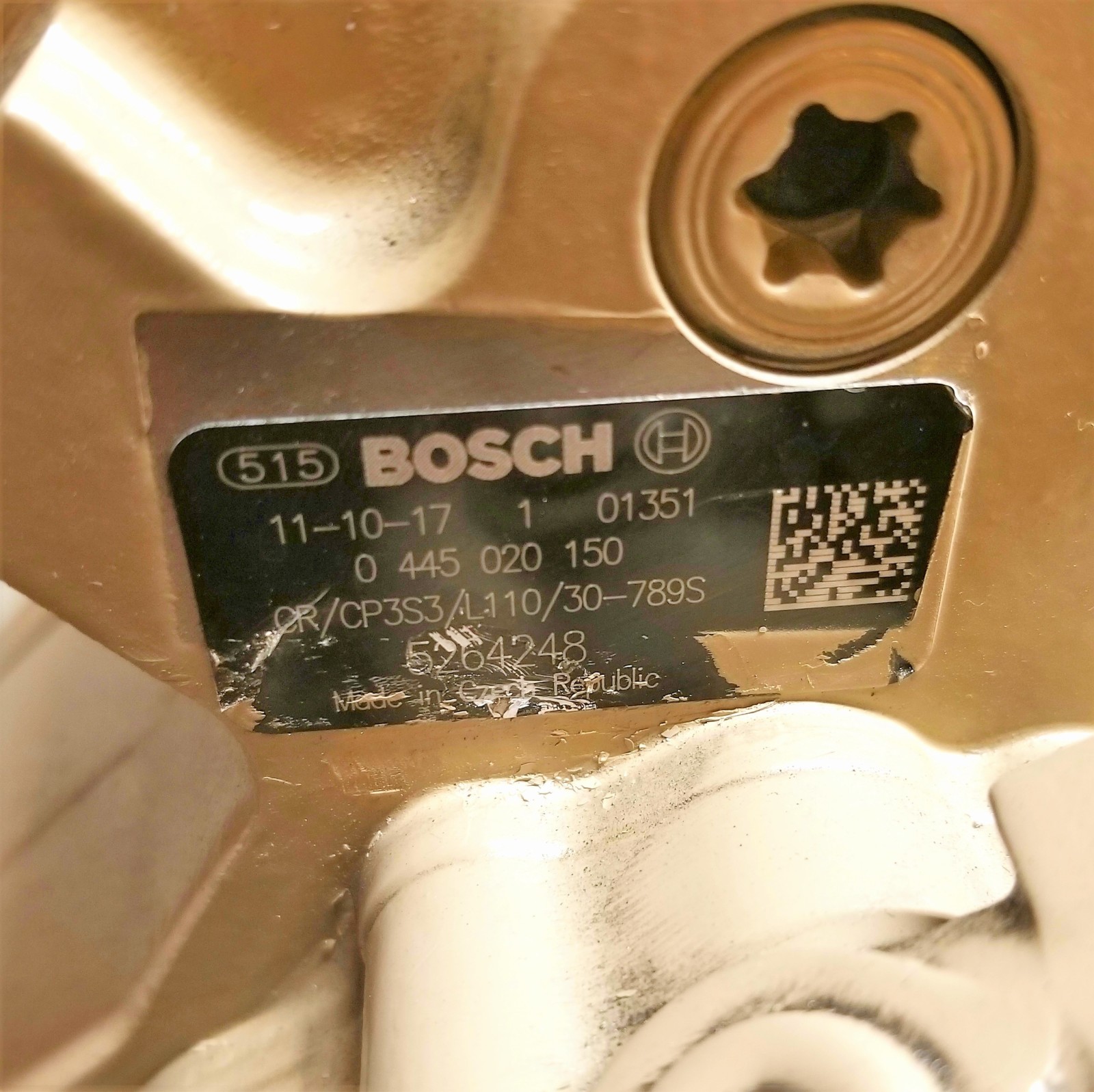 New Genuine Oem Bosch Cp3 Diesel Fuel Injector Pump For Cummins 6.7l 5264248 F