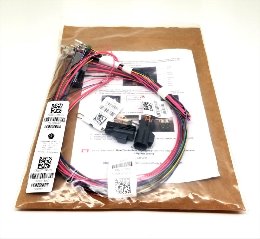 Genuine Dodge Ram 2500/3500 Auxiliary Switch Upfitter Wiring Kit 